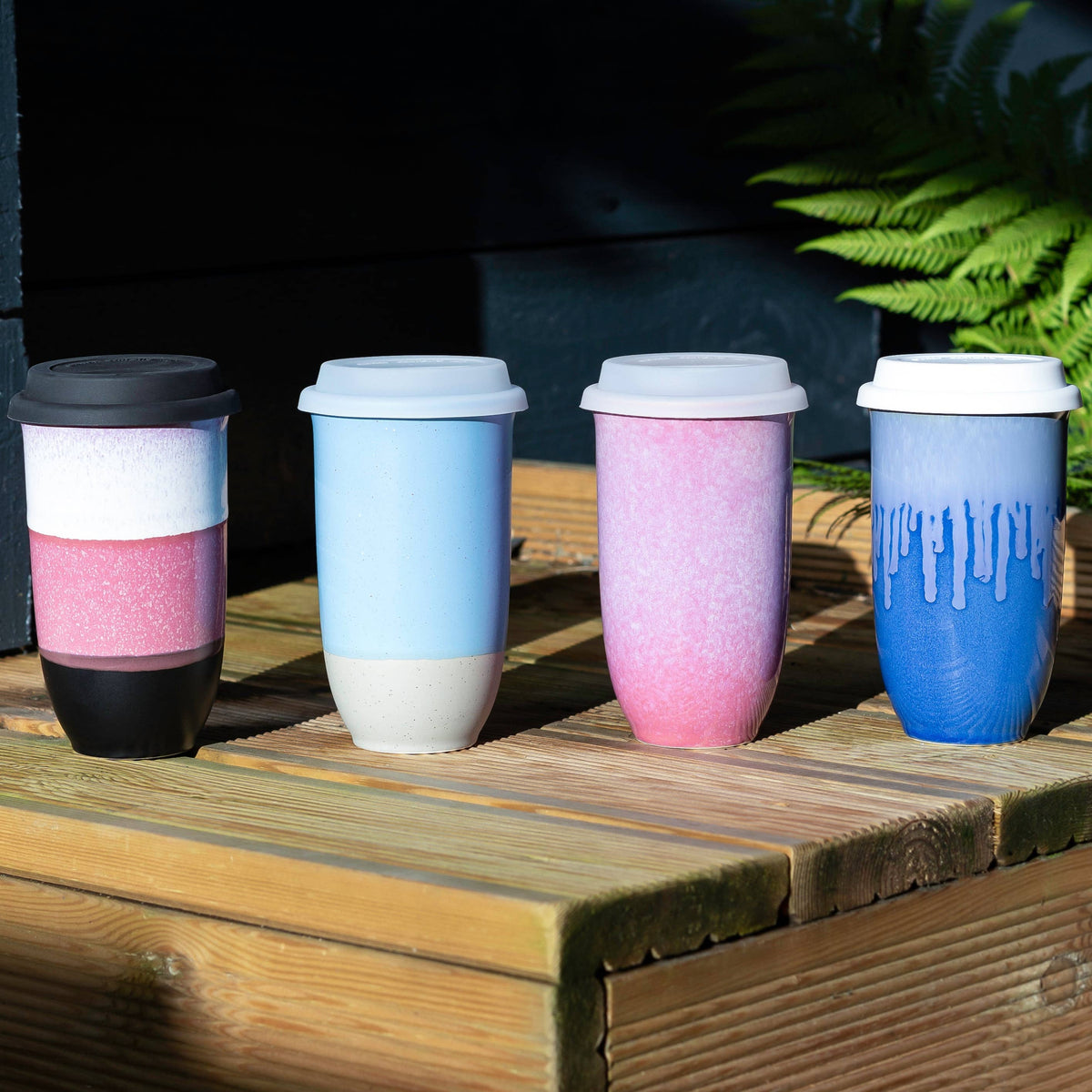 Astral Bloom Ceramic Travel Mug by Nova Ceramics – 16oz