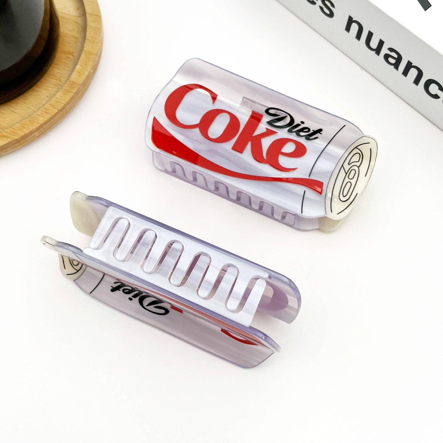 Diet Coke Bottle Hair Claw Clip,