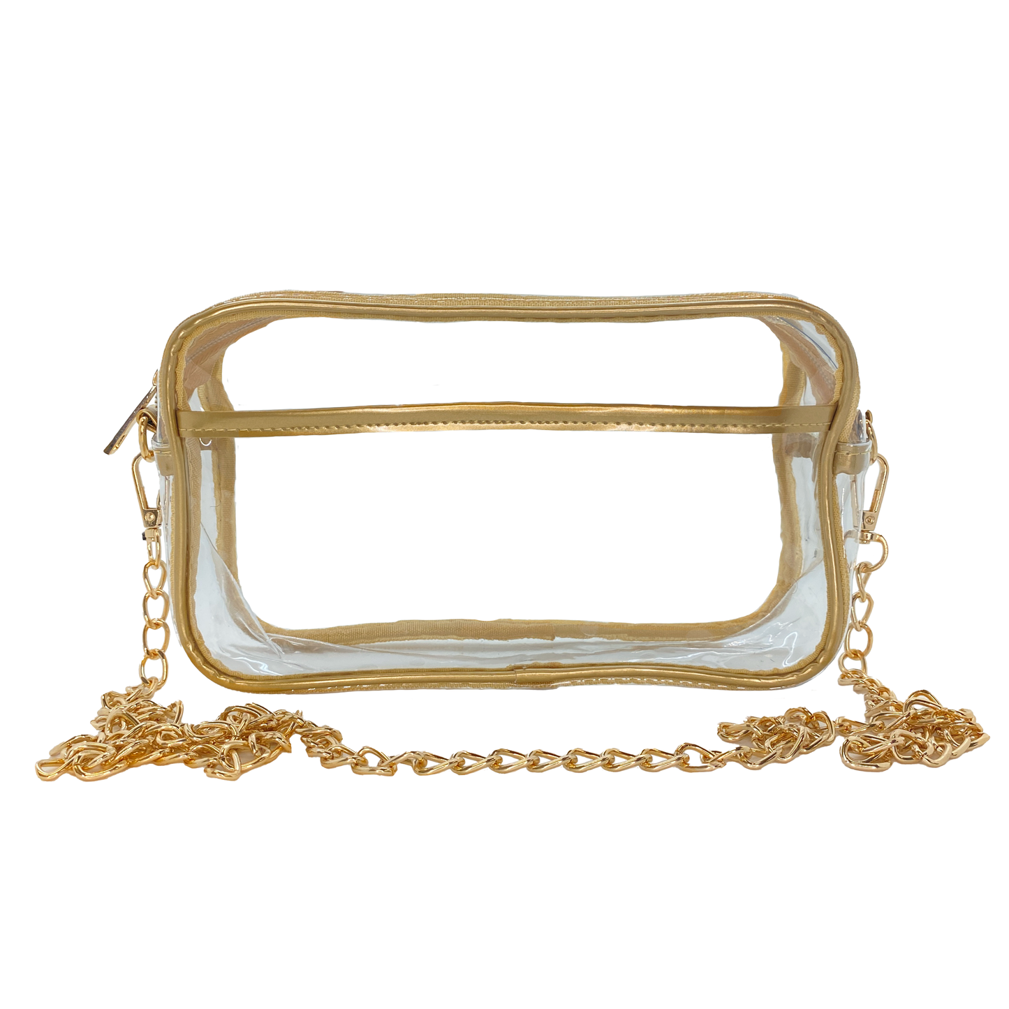 Cthru Purses - The Quinn with Gold Chain: Black
