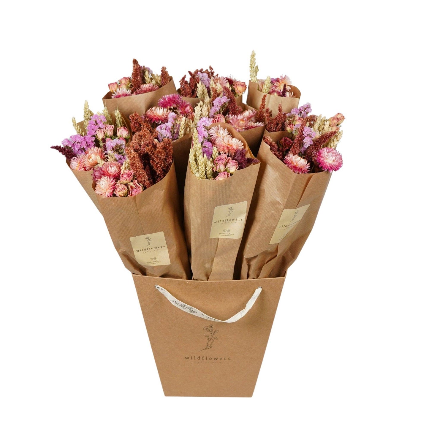 Wildflowers by Floriette - Dried Flowers - Market More - Pink