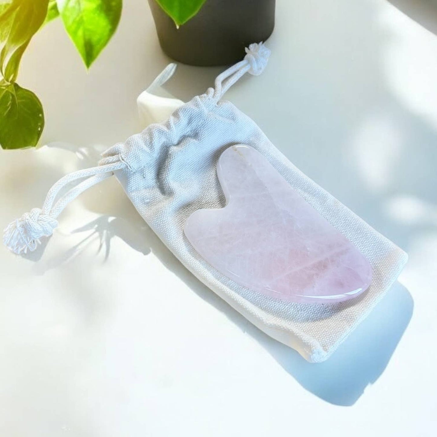Bamboo Switch - Gua Sha Stone | Facial Stone | Self Care Bestseller | Gift: White Jade