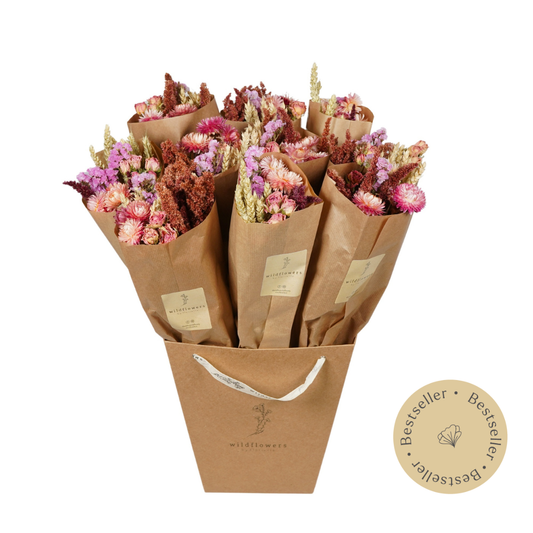 Wildflowers by Floriette - Dried Flowers - Market More - Pink
