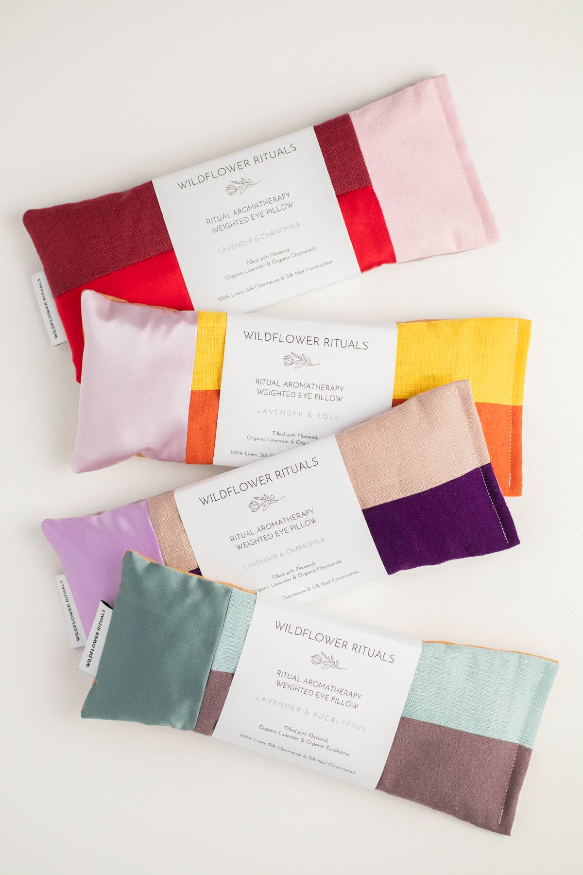 Wildflower Rituals - Aromatherapy Weighted Eye Pillow - Eucalyptus & Lavender: Spring Style
