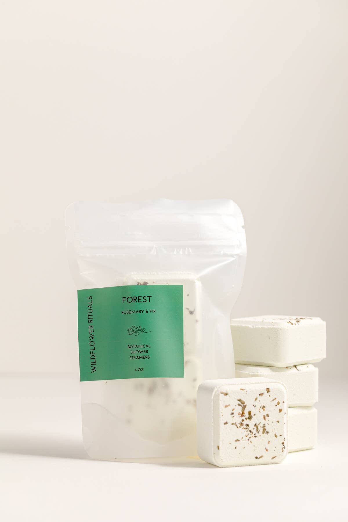 Wildflower Rituals - Forest Botanical Shower Steamers - Rosemary Fir