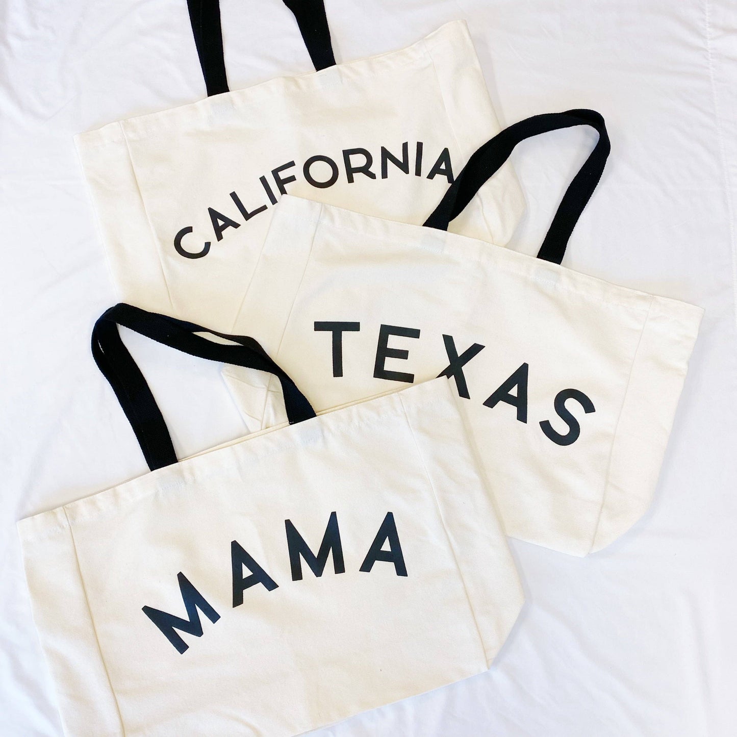 Ellison+Young - Mama Canvas Tote: Camel Canvas