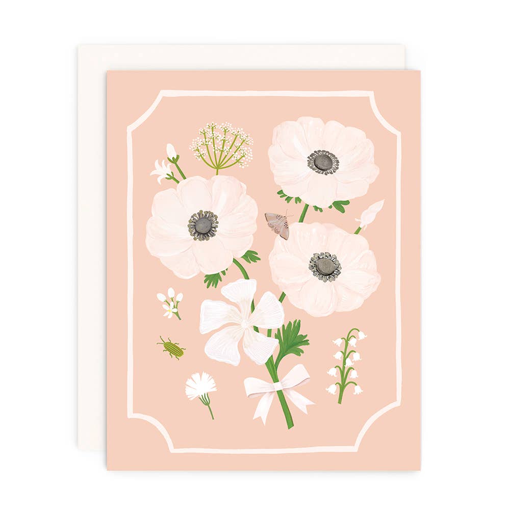 Girl w/ Knife - Poetic Chaos Greeting Card