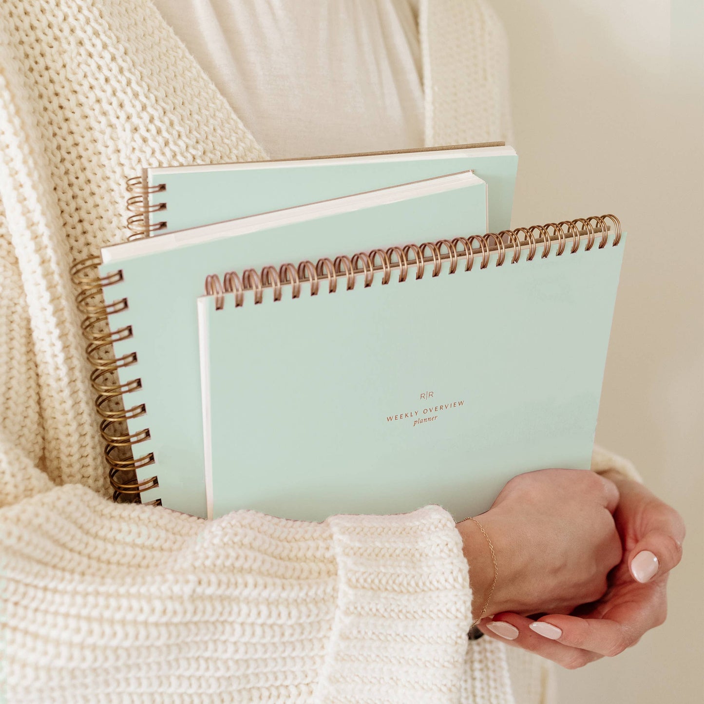 Ramona & Ruth - Weekly Overview Planner | Assorted Colors // Undated: Lavender