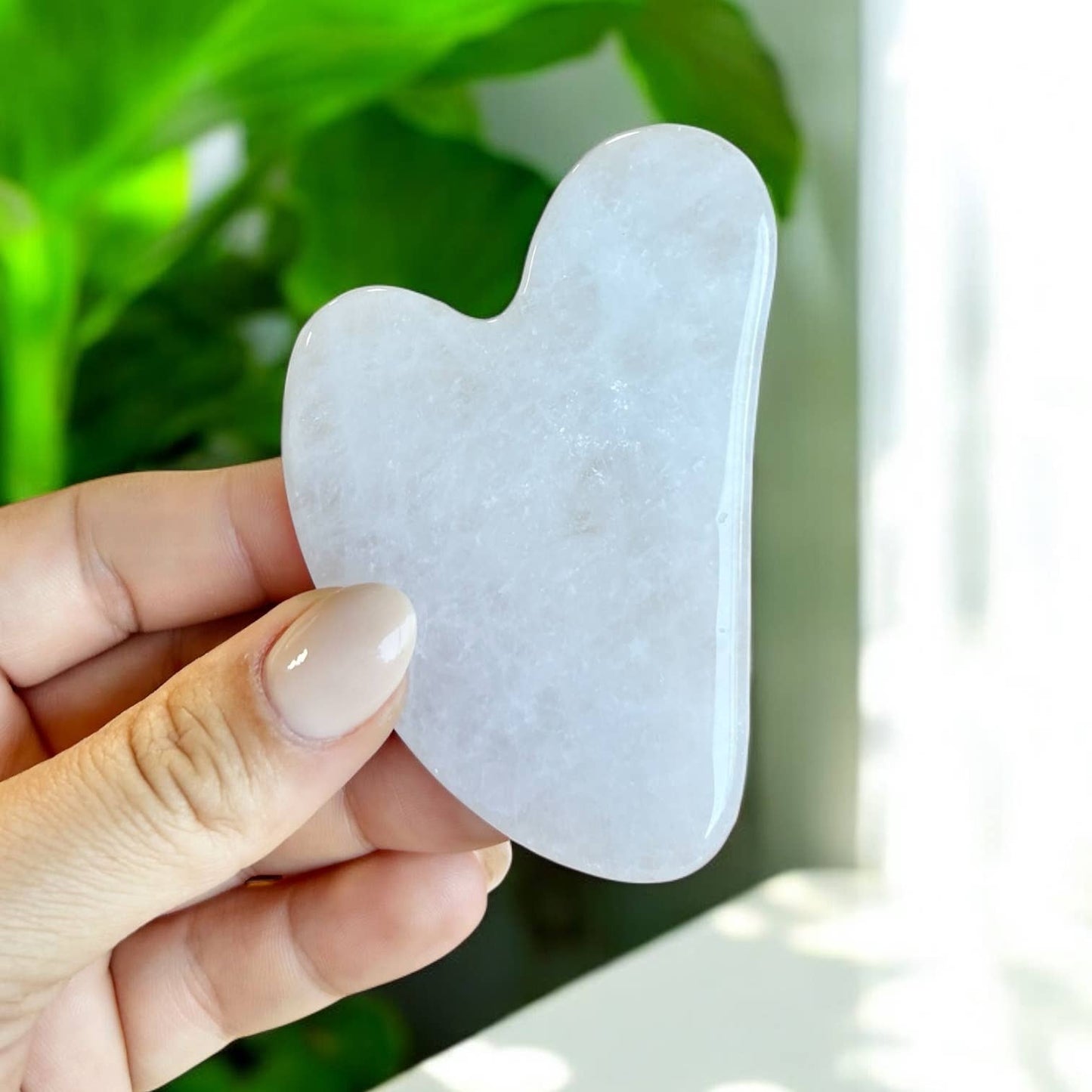 Bamboo Switch - Gua Sha Stone | Facial Stone | Self Care Bestseller | Gift: White Jade