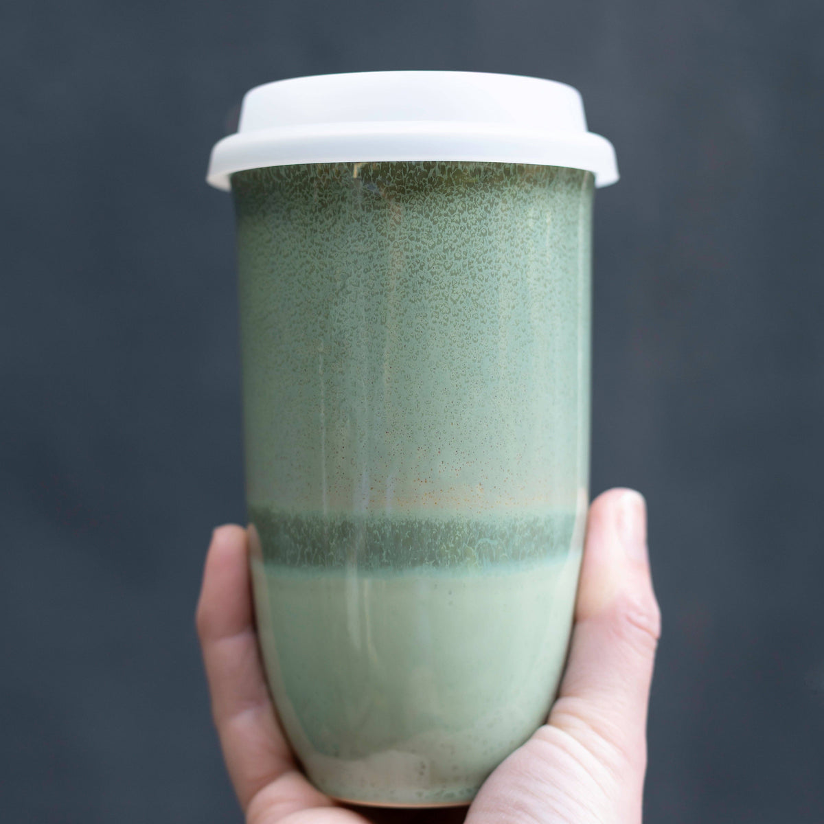 Emerald Ceramic Travel Mug by Nova Ceramics - 16oz