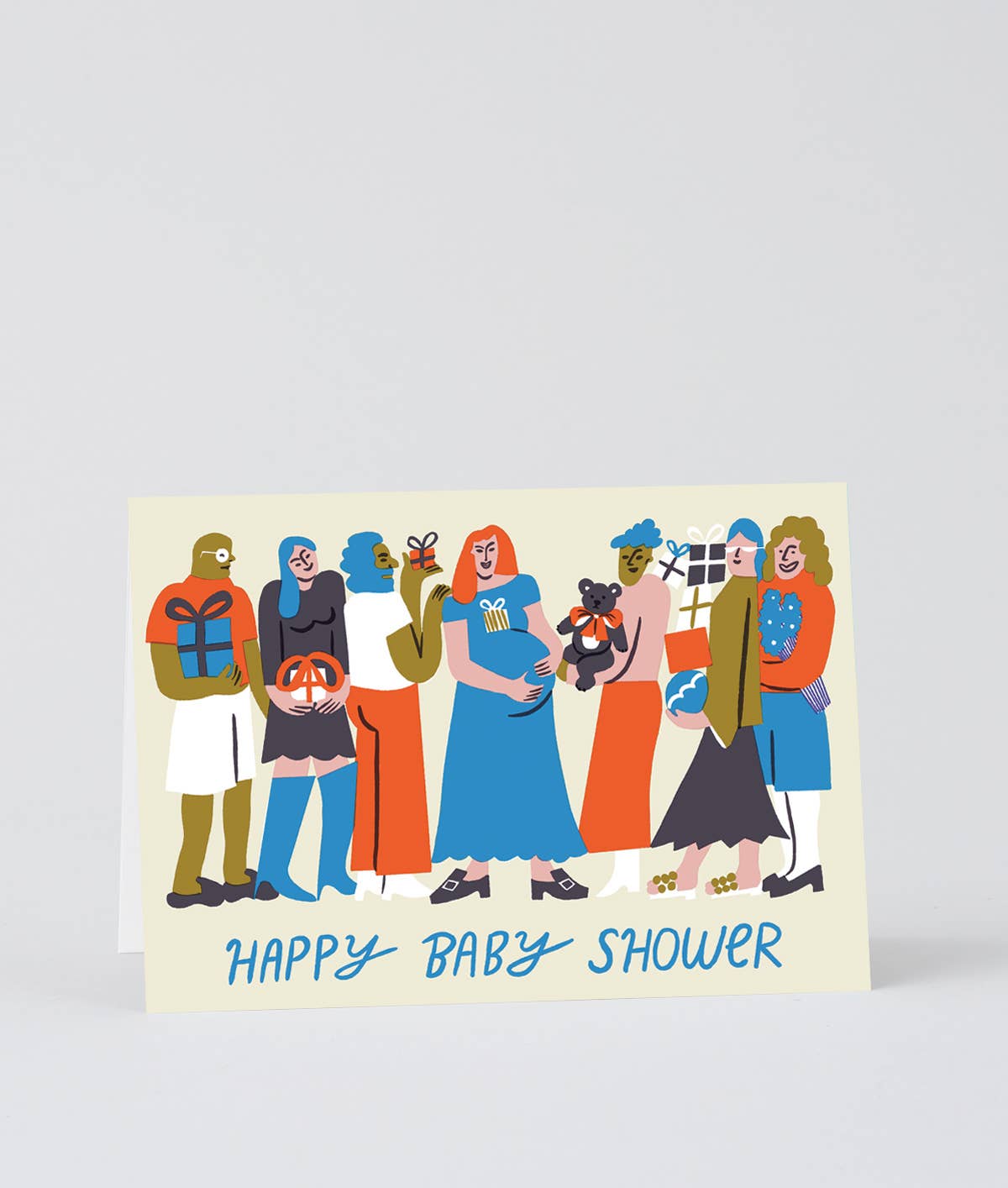 Wrap - 'Happy Baby Shower' Greetings Card