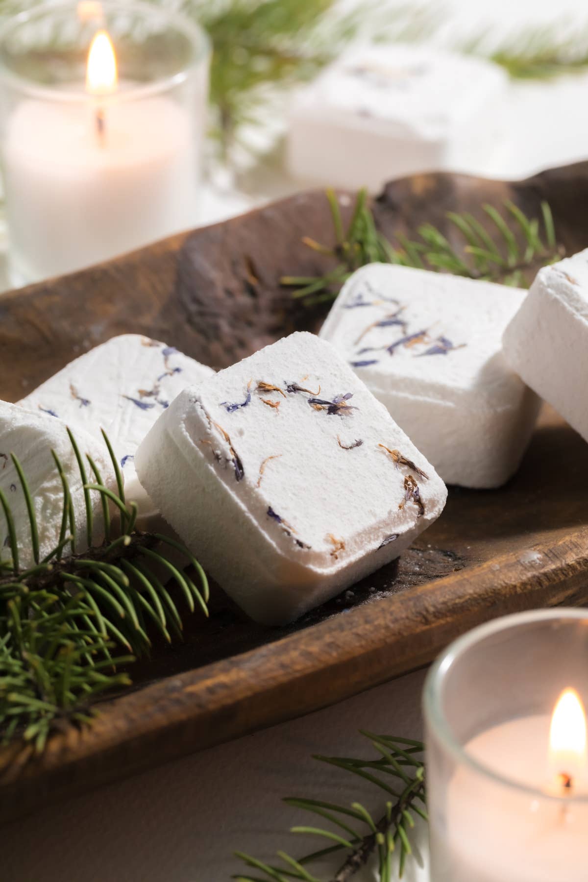 Wildflower Rituals - Solstice Botanical Shower Steamers - Cypress Frankincense