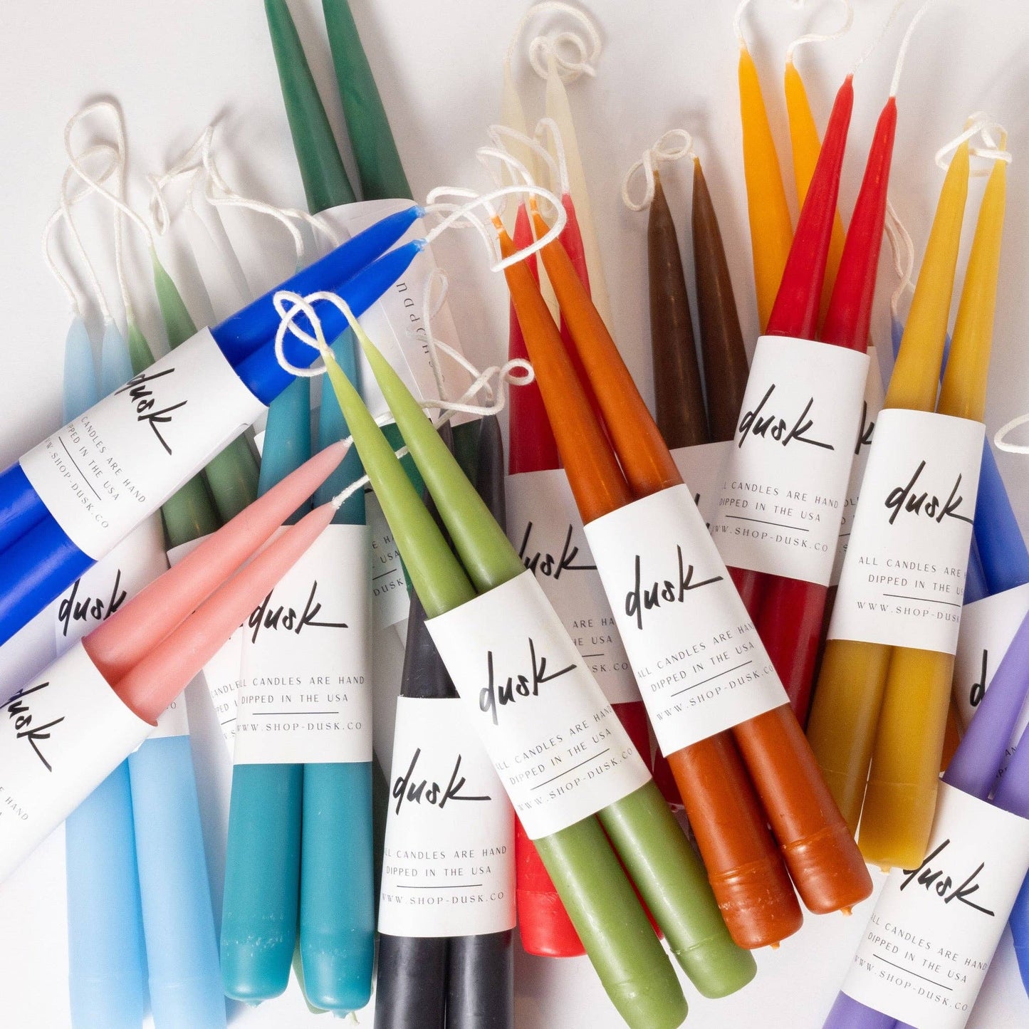 Dusk - 9” Candle Stick Set: Ivory