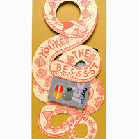 Blackbird Letterpress - You're the best snake card