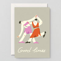 ‘Good Times Dancers’ Greetings Card