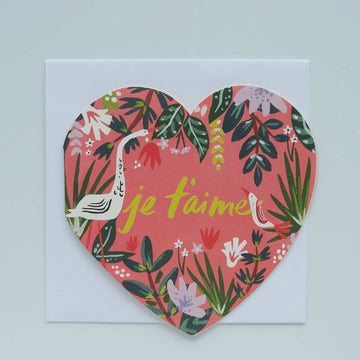 Idlewild Co. - Je T'aime Jungle Die Cut Card