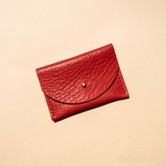 Primecut - Cardholder - Tomato Leather