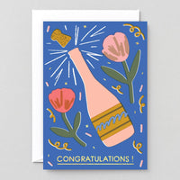 ‘Champagne’ Greetings Card