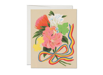 Red Cap Cards - Everyday Bouquet greeting card: Singles