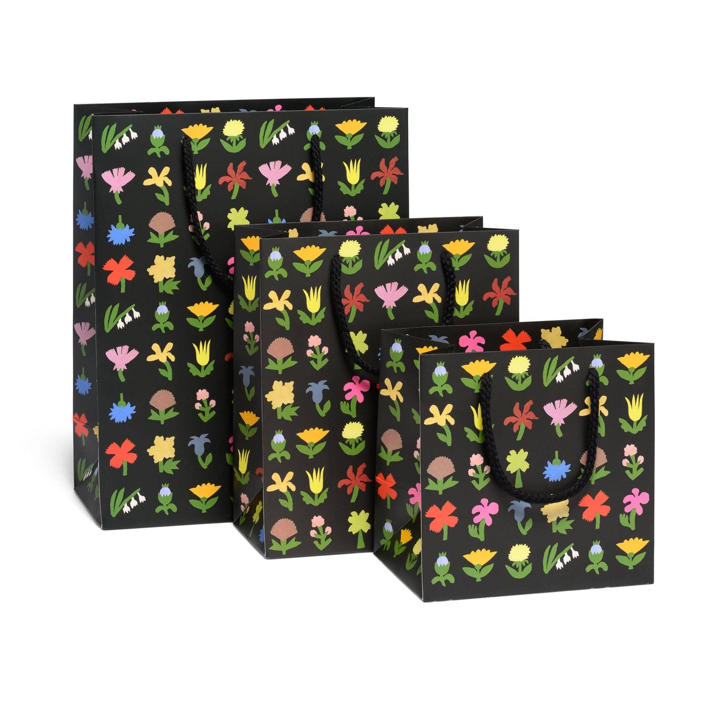 Red Cap Cards - Little Flowers gift bags: Medium