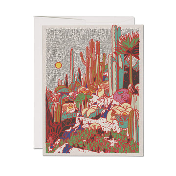 Desert Sunset Greeting Card