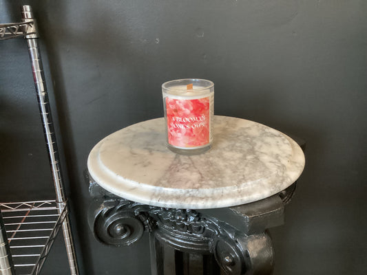 "A Bloom..." Candle
