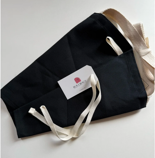 BouqBags Flower Tote Bag - Black