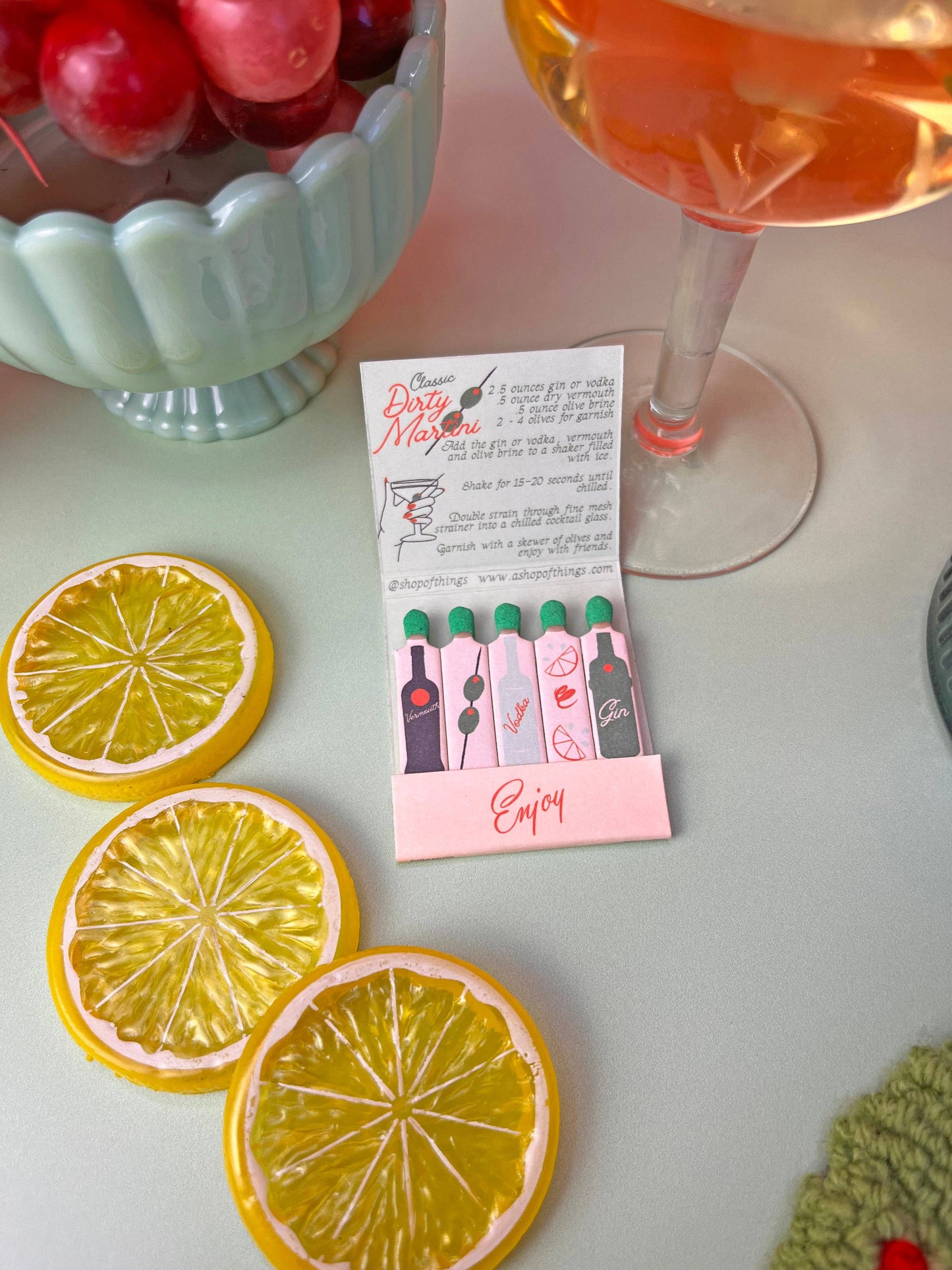 A Shop of Things - Martini Matches