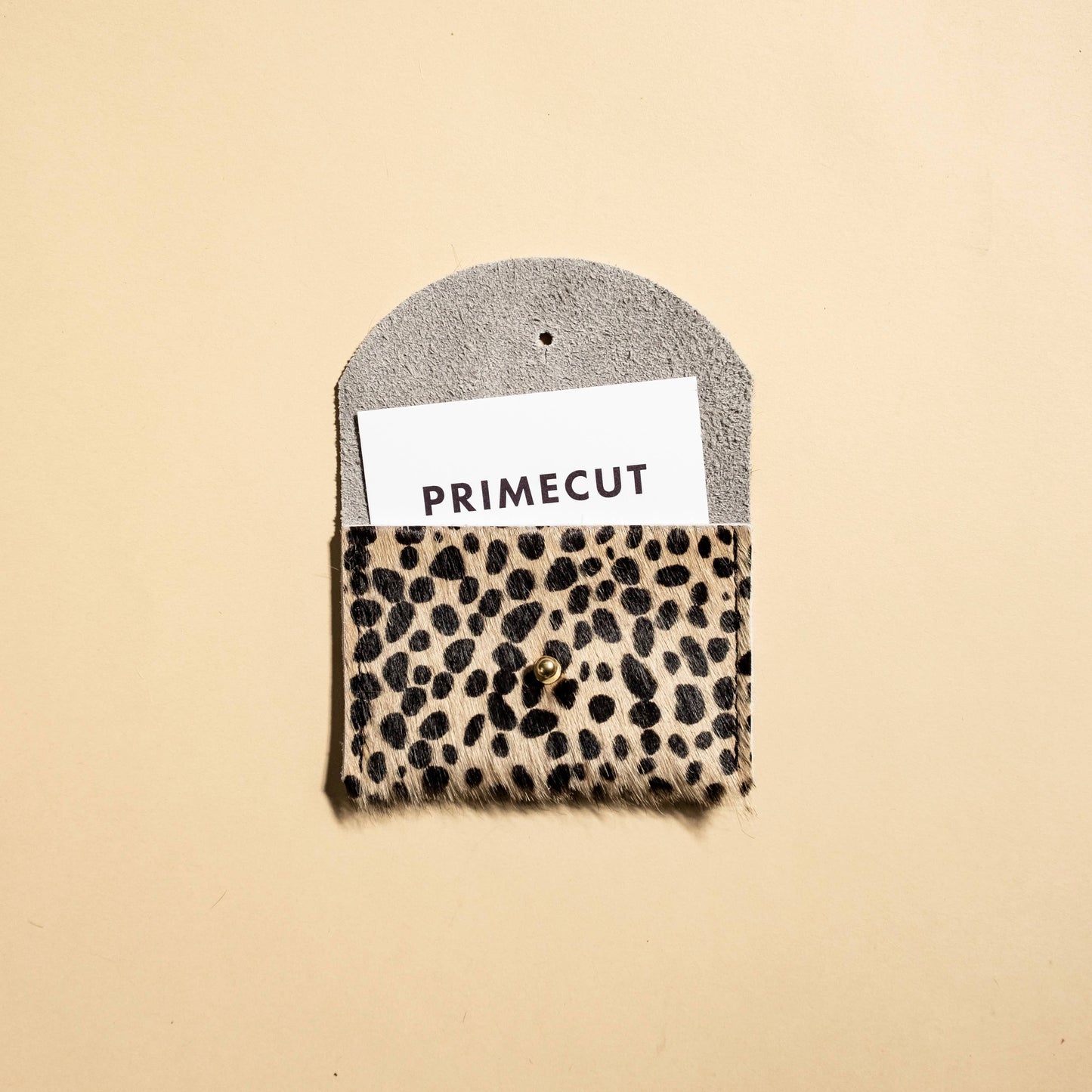 Primecut - Cardholder - Tiny Spotted Hair on Hide