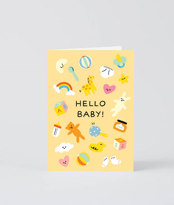 ‘Hello Baby’ Greetings Card
