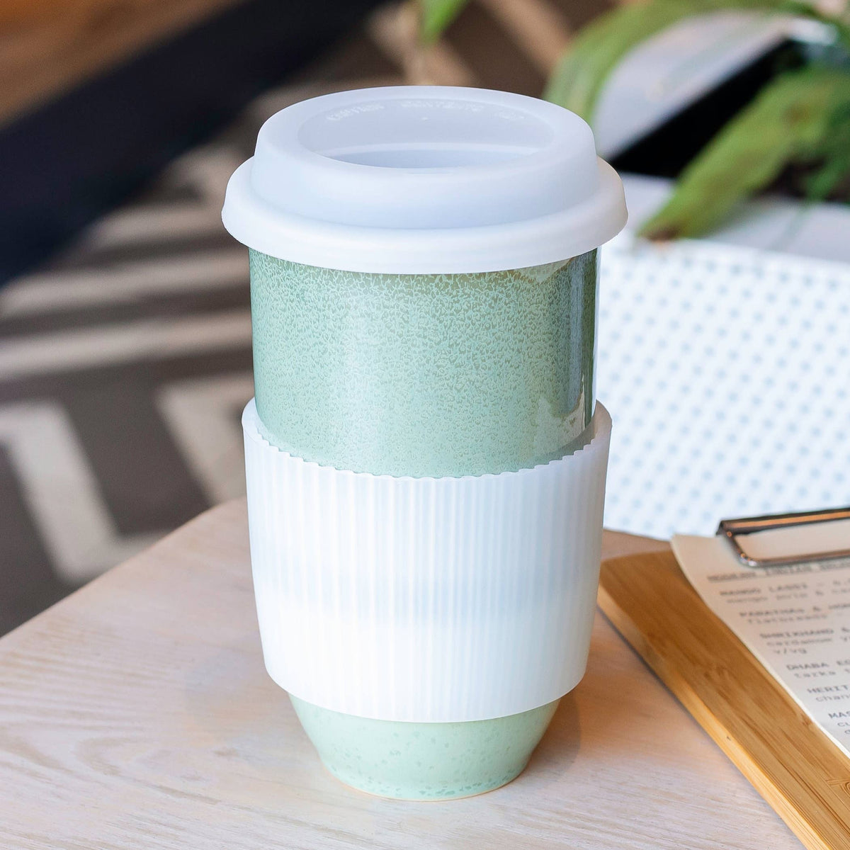 Emerald Ceramic Travel Mug by Nova Ceramics - 16oz