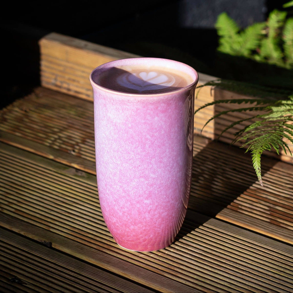 Astral Bloom Ceramic Travel Mug by Nova Ceramics – 16oz