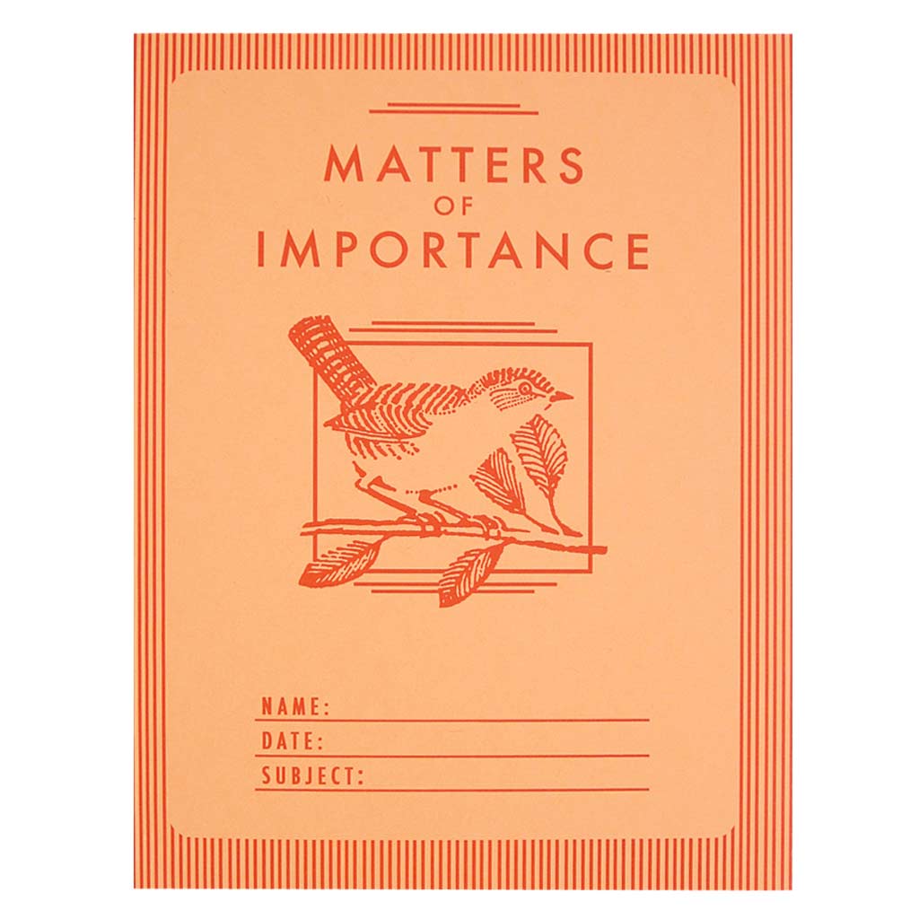 Matters of Importance Notebook by The Regional Assembly of Text