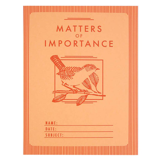 Matters of Importance Notebook by The Regional Assembly of Text