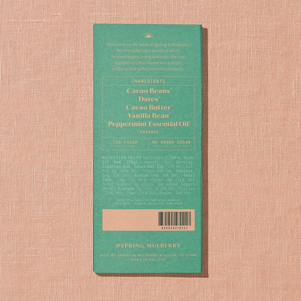 Teal package with text and barcode on a beige background
