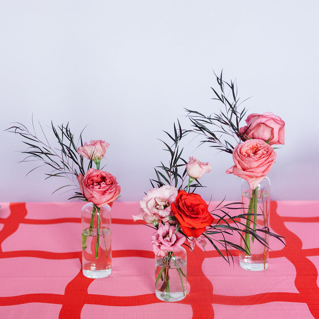 Trio of Bud Vases