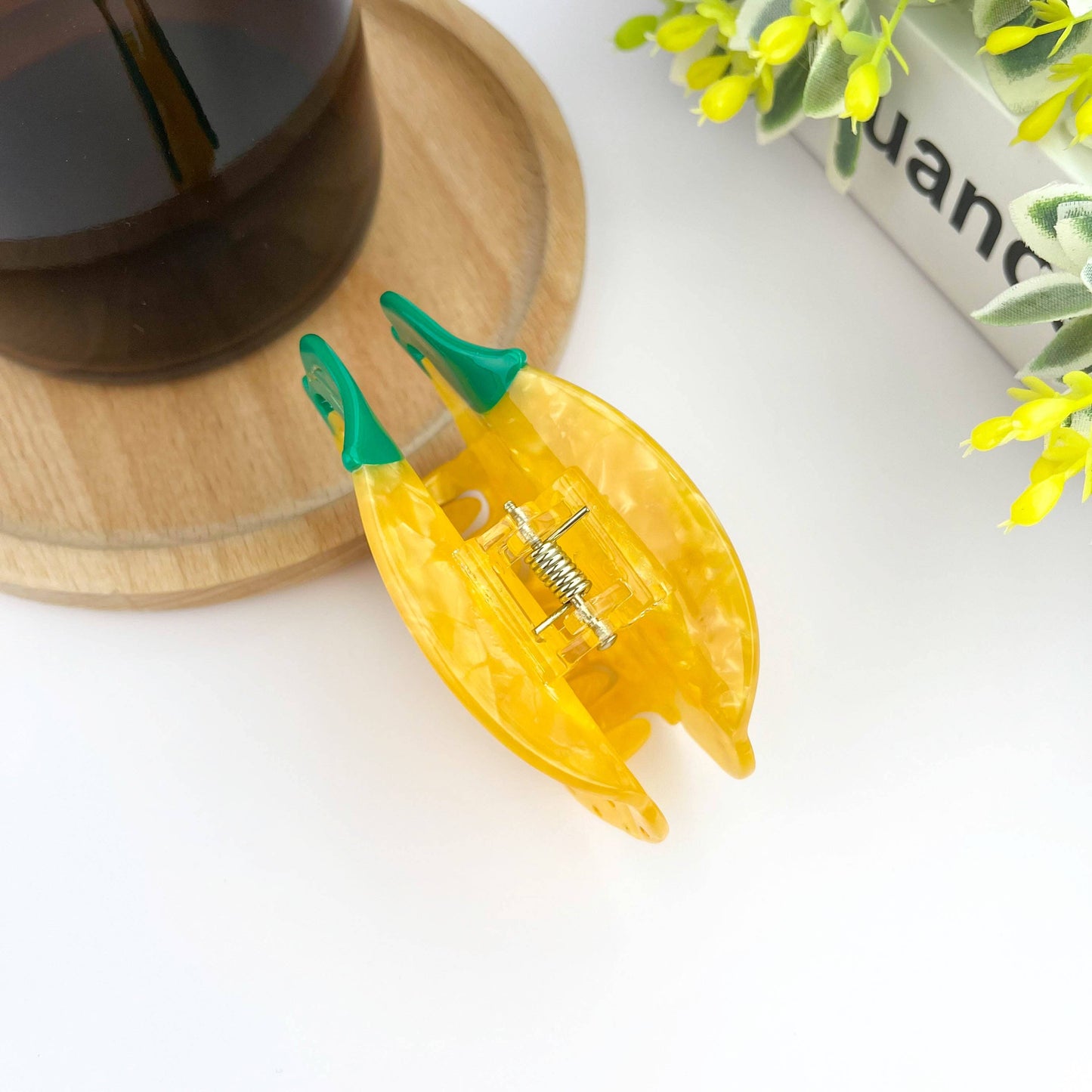 Lemon Hair Claw Clip