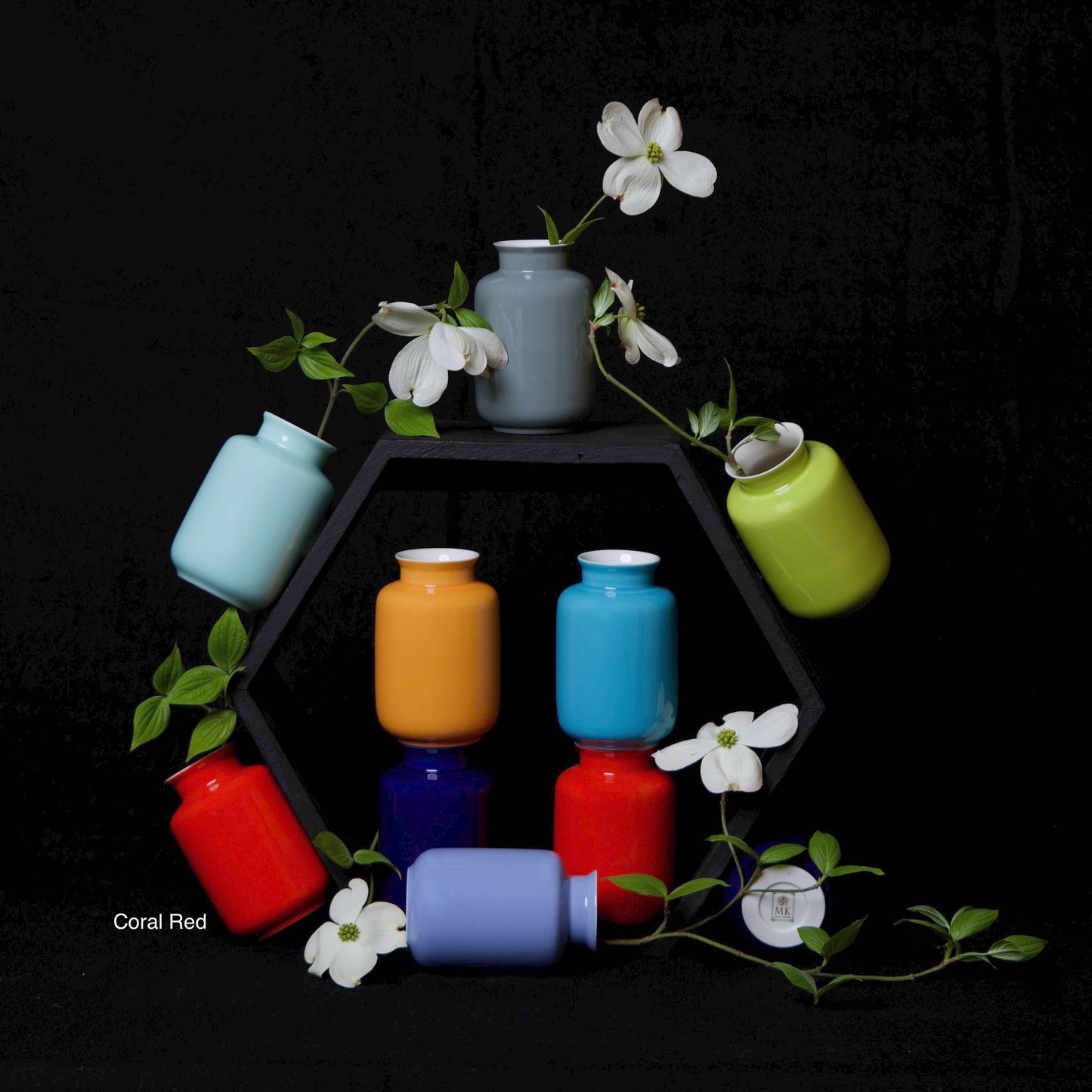 Middle Kingdom - Glossy Porcelain Mini Milk Jar Vase: Celadon