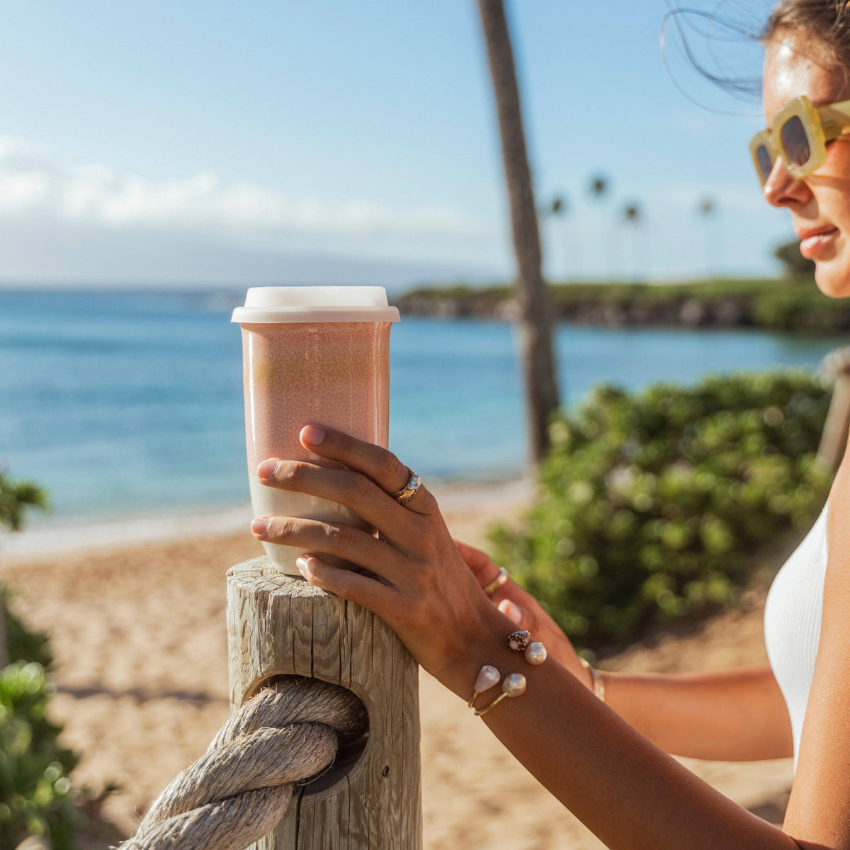Afterglow Ceramic Travel Mug by Nova Ceramics - 16oz