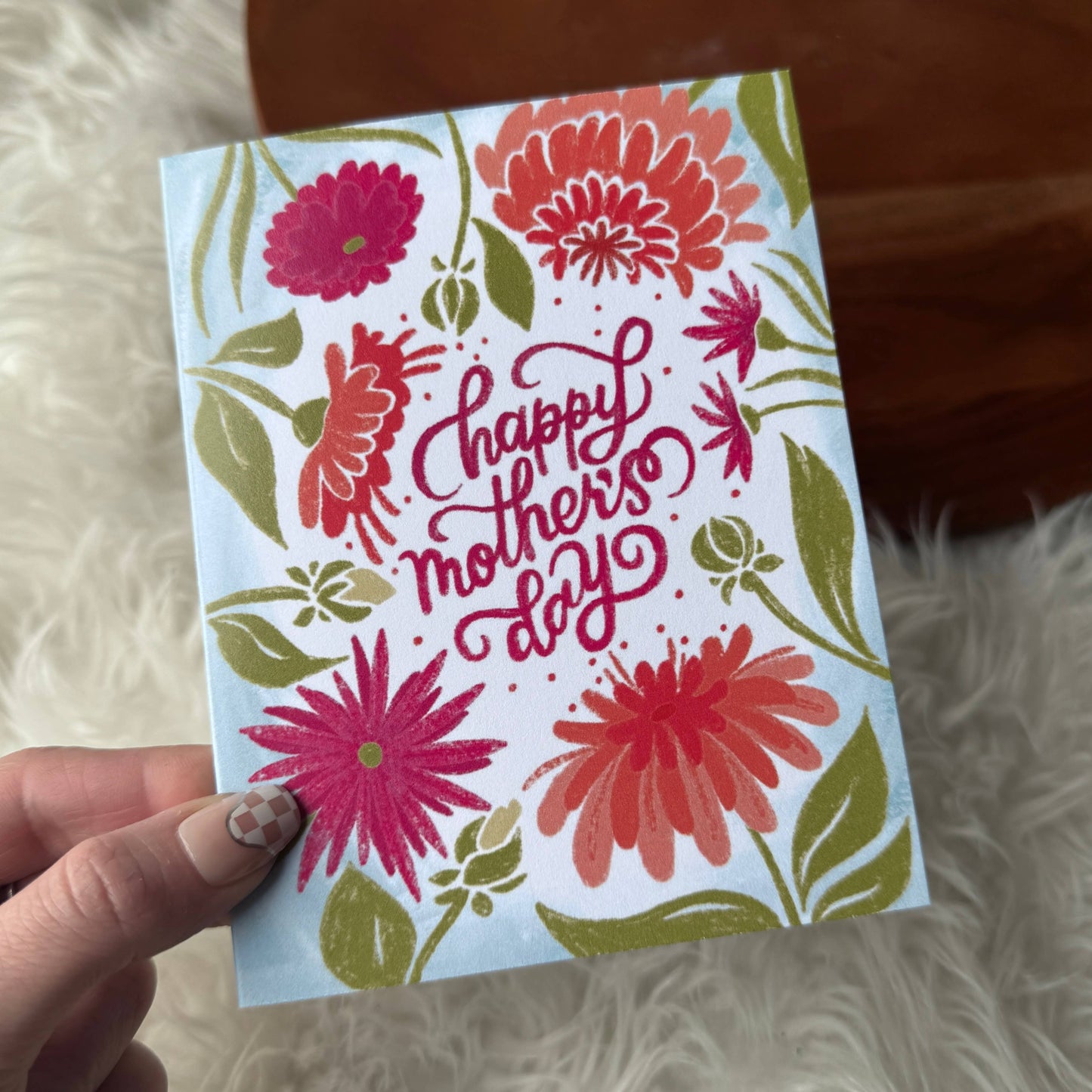 Big Moods - Happy Mother's Day Florals Blue Card