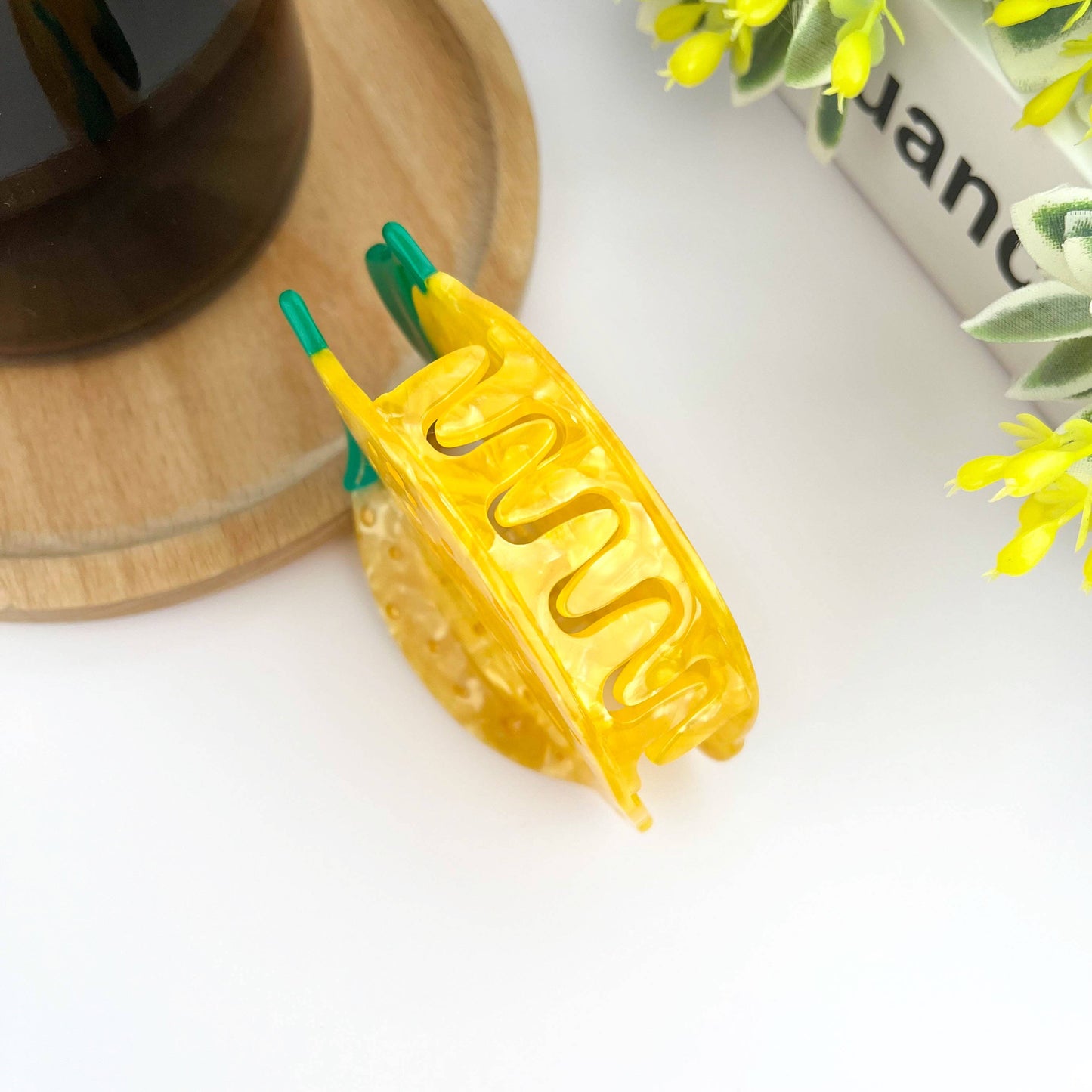 Lemon Hair Claw Clip