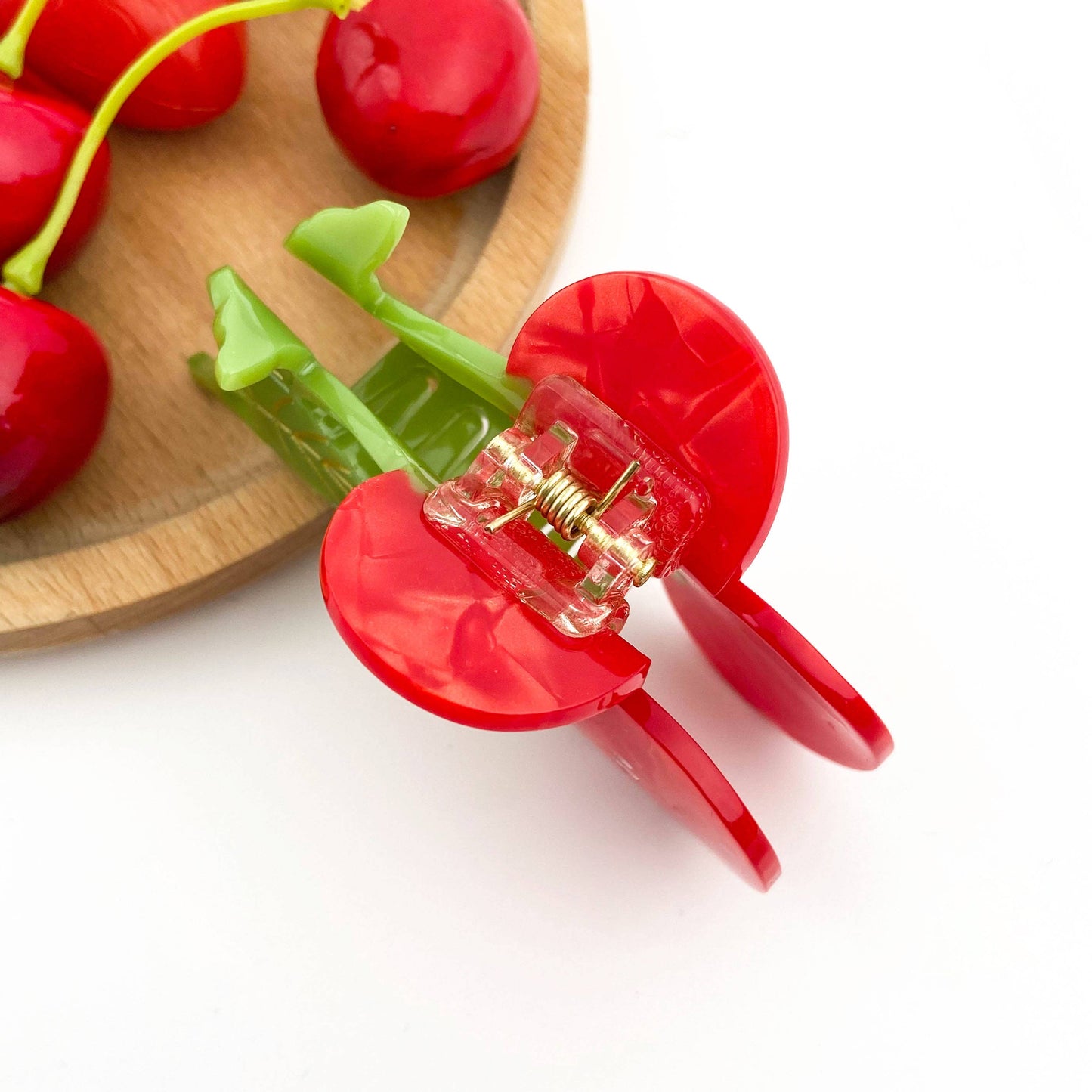 Sweet Red Cherry Claw Clip