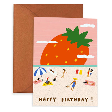 STRAWBERRY FIELDS - Birthday Card