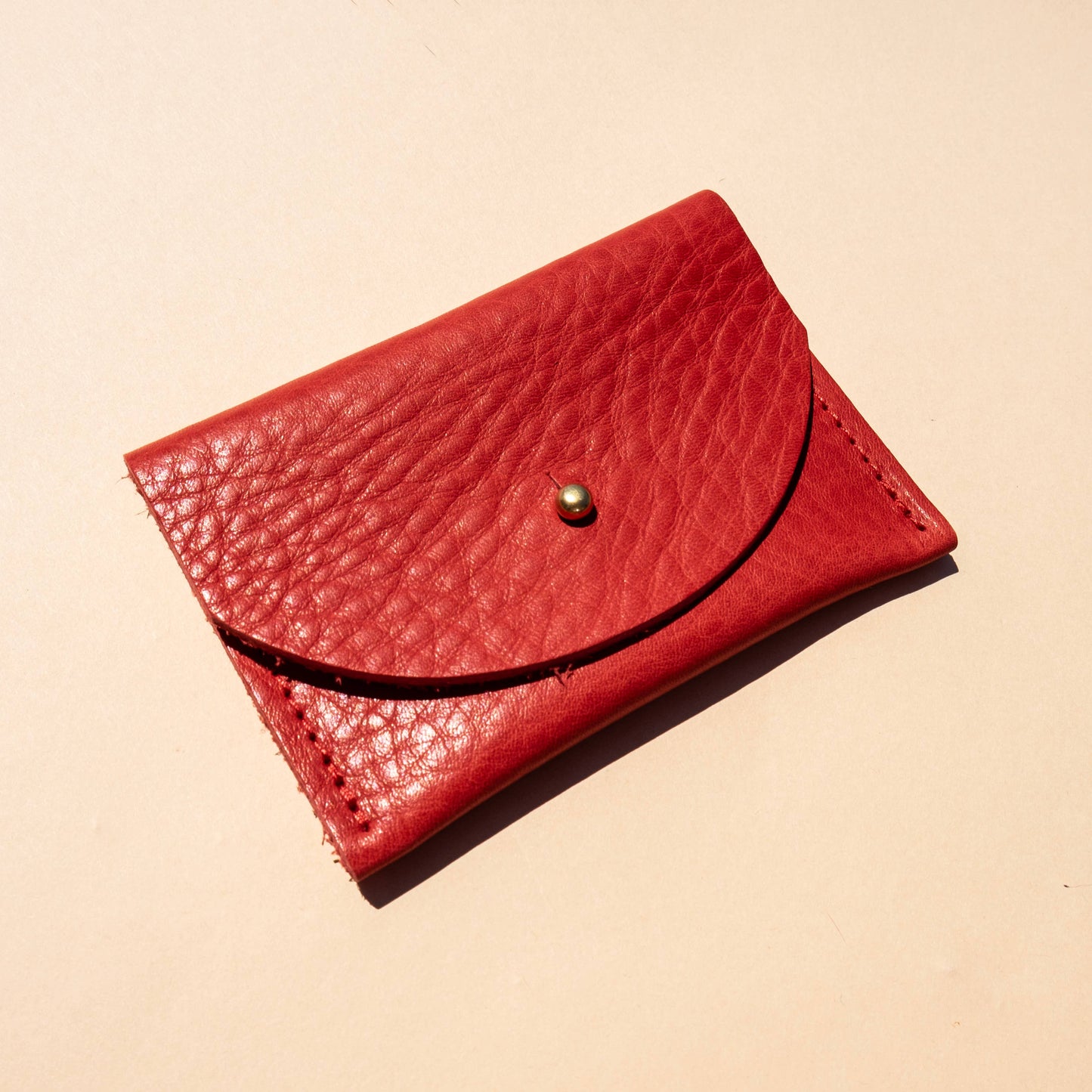 Primecut - Cardholder - Tomato Leather