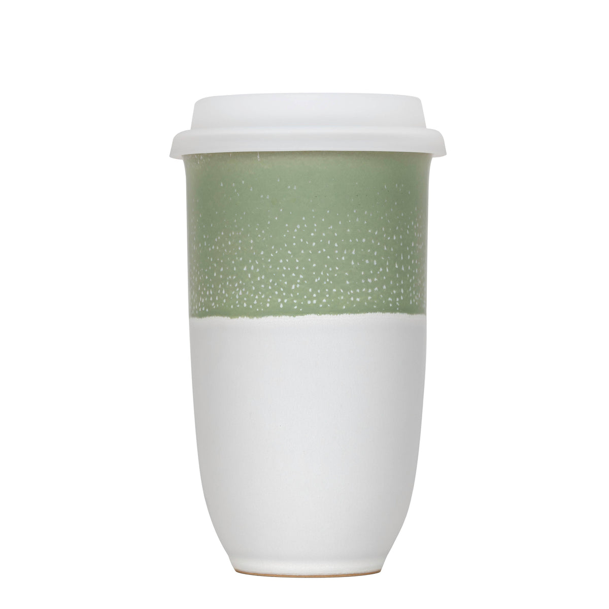 Sage Green Ceramic Travel Mug by Nova Ceramics – 16oz