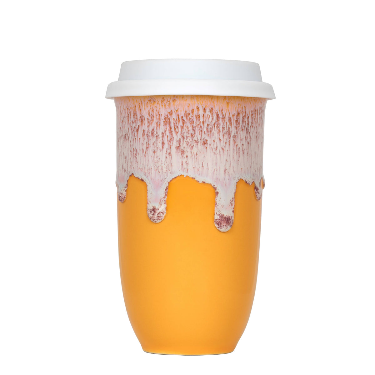 Grapefruit Ceramic Travel Mug by Nova Ceramics – 16oz