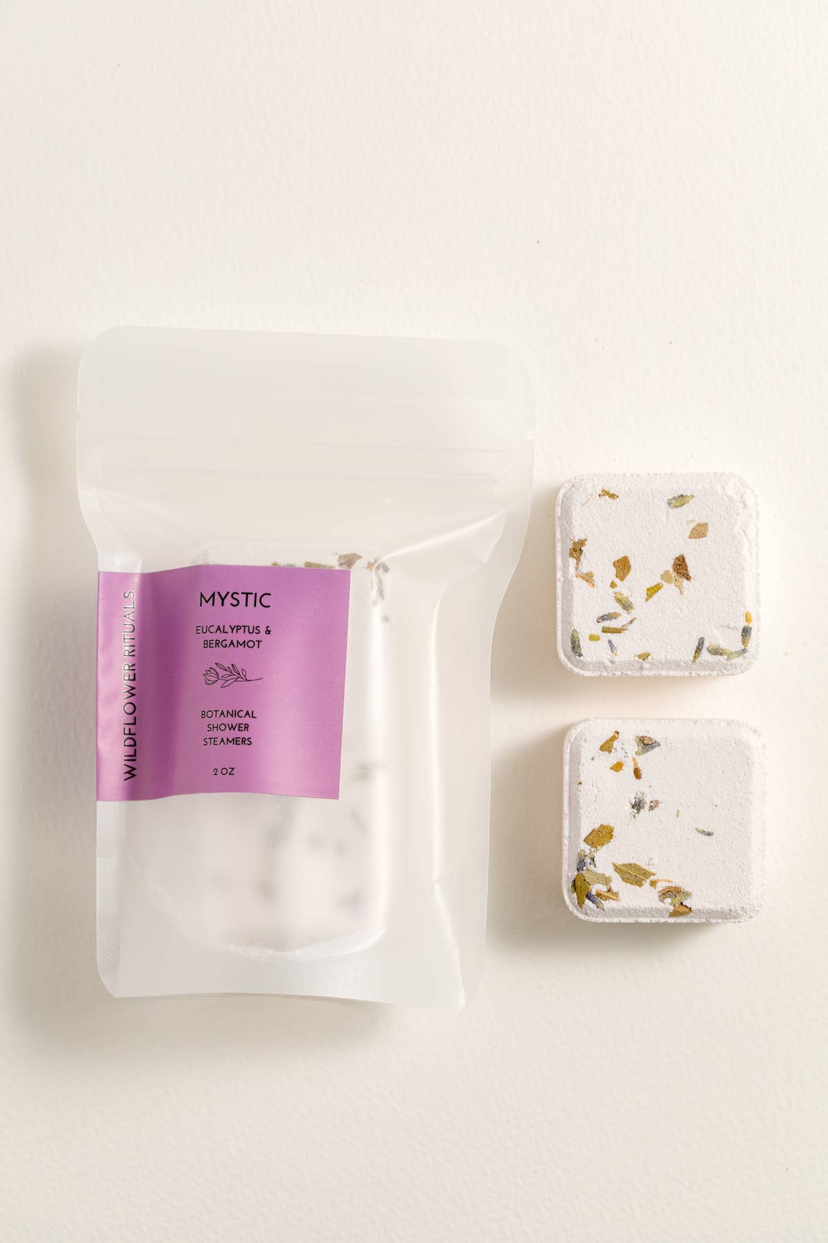 Wildflower Rituals - Mystic Botanical Shower Steamers -Eucalyptus Bergamot