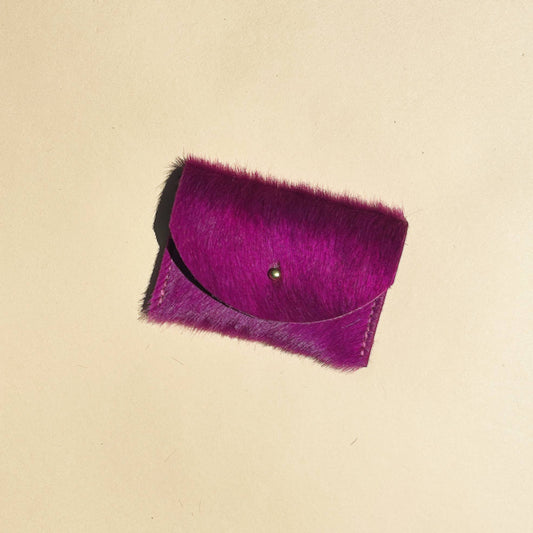 Fuchsia Hide Cardholder