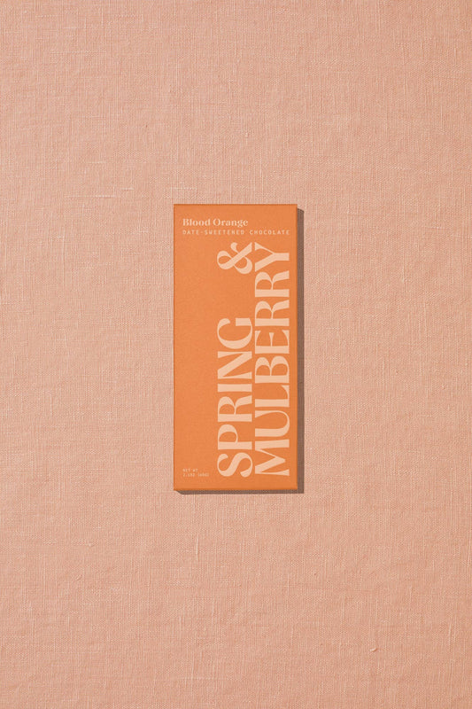 Spring & Mulberry - Blood Orange Date-Sweetened Dark Chocolate