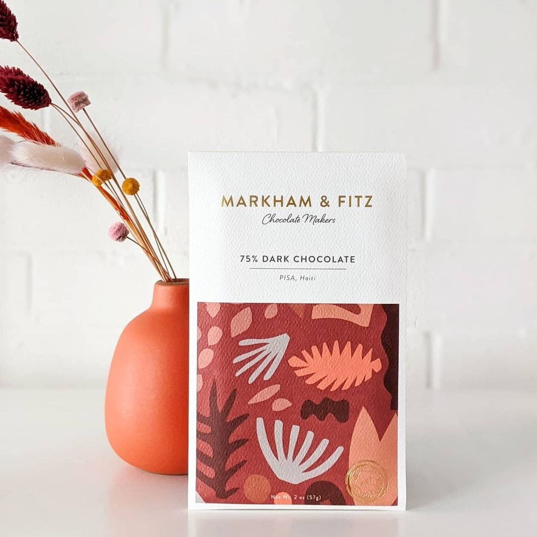 Markham & Fitz 75% Dark Chocolate Bar