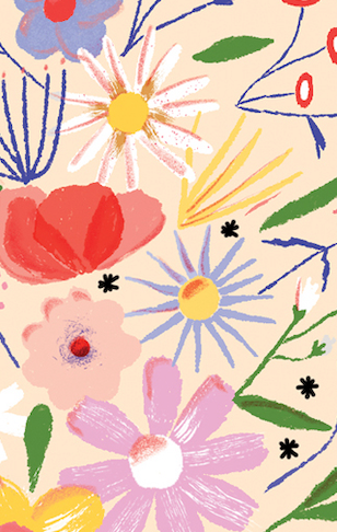 FLOWER TOWER - Mother's Day Card